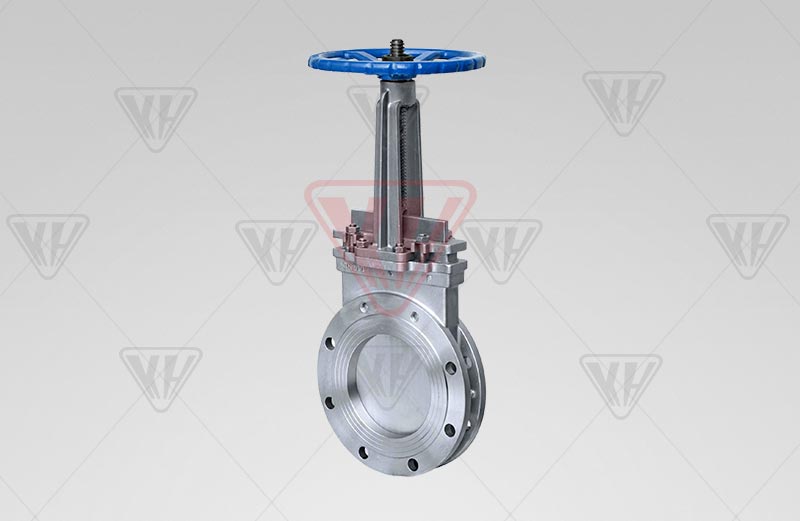 Manual knife gate valve