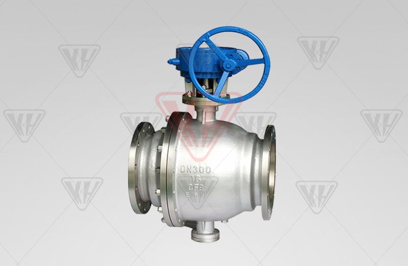 Stainless steel fixed ball valve