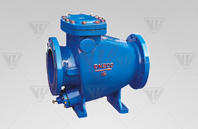 Slow-closing micro-resistance check valve 